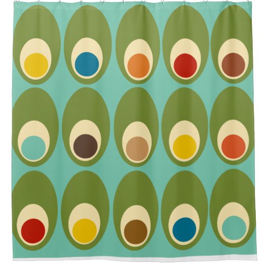 Moderne Eier aus dem Mittelalter Duschvorhang (Vorderseite)