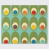 Moderne Eier aus dem Mittelalter Geschenkpapier (Flach)