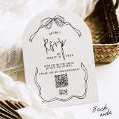 Moderne, eigenartige, handgezogene Bugbrust Einladung