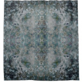 Moderne, eine Art Abstrakte Kunst in einer foggisc Duschvorhang (Vorderseite)