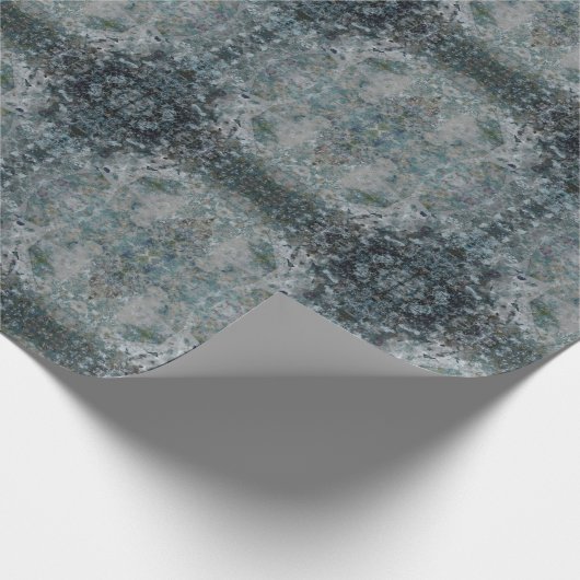 Moderne, eine Art Abstrakte Kunst in einer foggisc Geschenkpapier (Ecke)