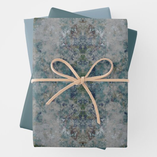 Moderne, eine Art Abstrakte Kunst in einer foggisc Geschenkpapier Set (Beispiel)