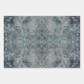 Moderne, eine Art Abstrakte Kunst in einer foggisc Geschenkpapier Set (Vorderseite)