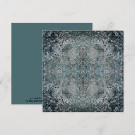 Moderne, eine Art Abstrakte Kunst in einer foggisc Karte