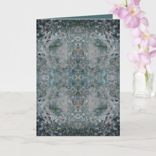 Moderne, eine Art Abstrakte Kunst in einer foggisc Karte (Orchidee)