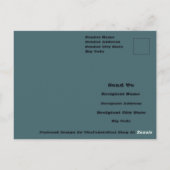 Moderne, eine Art Abstrakte Kunst in einer foggisc Postkarte (Rückseite)