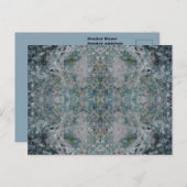 Moderne, eine Art Abstrakte Kunst in einer foggisc Postkarte (Vorne/Hinten)