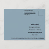 Moderne, eine Art Abstrakte Kunst in einer foggisc Postkarte (Rückseite)