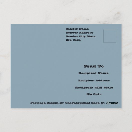 Moderne, eine Art Abstrakte Kunst in einer foggisc Postkarte (Rückseite)