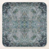 Moderne, eine Art Abstrakte Kunst in einer foggisc Rechteckiger Pappuntersetzer (Vorderseite)