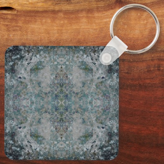 Moderne, eine Art Abstrakte Kunst in einer foggisc Schlüsselanhänger (Rückseite)