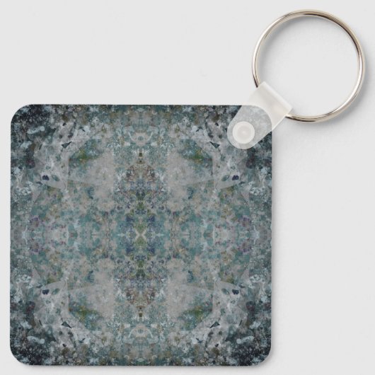 Moderne, eine Art Abstrakte Kunst in einer foggisc Schlüsselanhänger (Rückseite)