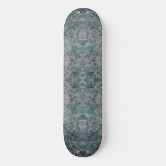 Moderne, eine Art Abstrakte Kunst in einer foggisc Skateboard (Vorderseite)