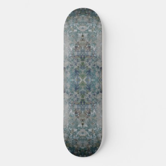 Moderne, eine Art Abstrakte Kunst in einer foggisc Skateboard (Vorderseite)