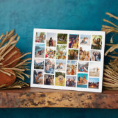 Moderne einfache 24-Foto Collage Fotoplatte (Seite)