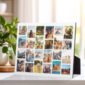Moderne einfache 24-Foto Collage Fotoplatte
