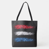 *~* Moderne einfache Abstrakte amerikanische Flagg Tasche (Vorderseite)