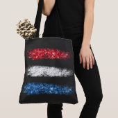 *~* Moderne einfache Abstrakte amerikanische Flagg Tasche (Von Nahem)