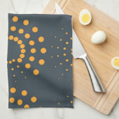 Moderne, einfache, abstrakte geometrische Musterku Geschirrtuch (Viertel Falte)