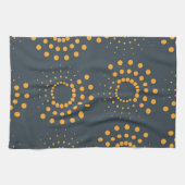 Moderne, einfache, abstrakte geometrische Musterku Geschirrtuch (Horizontal)