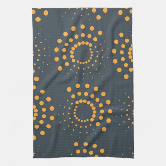 Moderne, einfache, abstrakte geometrische Musterku Geschirrtuch (Vertikal)