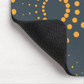 Moderne, einfache, abstrakte geometrische Musterku Mousepad (Ecke)