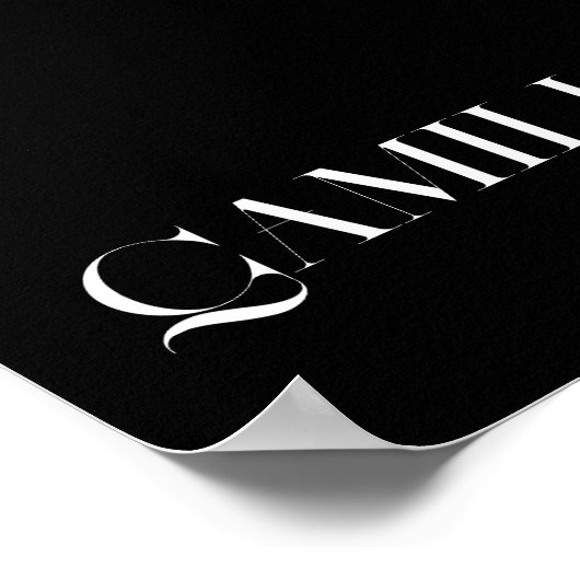 Moderne, einfache Abstrakte Linie Art ,boho chic P Poster (Ecke)