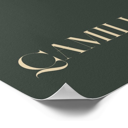 Moderne, einfache Abstrakte Linie Art ,boho chic Poster (Ecke)