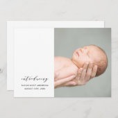 Moderne, einfache Ankündigung zur Minimalistischen (Vorne/Hinten)