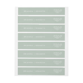 Moderne, einfache Atmosphäre Elegante Hochzeit