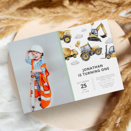 Moderne einfache Baukunst Geburtstagsparty Einladung