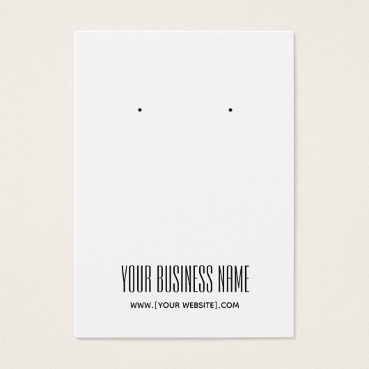 Moderne, einfache, benutzerdefinierbare Earring Di (Vorderseite)