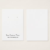 Moderne, einfache, benutzerdefinierbare Earring Di (Vorne & Hinten)