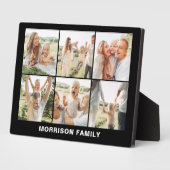 Moderne, einfache, benutzerdefinierte 6-FotoCollag Fotoplatte (Seite)