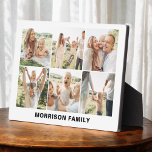 Moderne, einfache, benutzerdefinierte 6-FotoCollag Fotoplatte<br><div class="desc">Die Modern Simple Custom 6 Foto Collage Plaque ist ein wunderschön gestalteter Sake, der sechs hochgeschätzte Fotos in einem sauberen, modernen Layout präsentiert. Ideal für besondere Erinnerungen, ermöglicht diese Plakette eine einfache Personalisierung mit eigenen Texten oder Familiennamen und ist somit ein vielseitiges Geschenk für jeden Anlass. Aus langlebigen Materialien gefertigt,...</div>