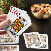 Moderne, einfache, benutzerdefinierte 6-FotoCollag Spielkarten (InSitu)