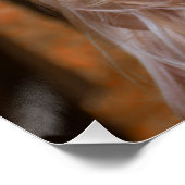 Moderne einfache benutzerdefinierte ein Foto Poster (Ecke)