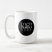 Moderne einfache benutzerdefinierte Firmenlogo-Mar Kaffeetasse (Links)