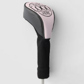 Moderne einfache benutzerdefinierte Geschäftslogo Golf Headcover (angewinkelt)