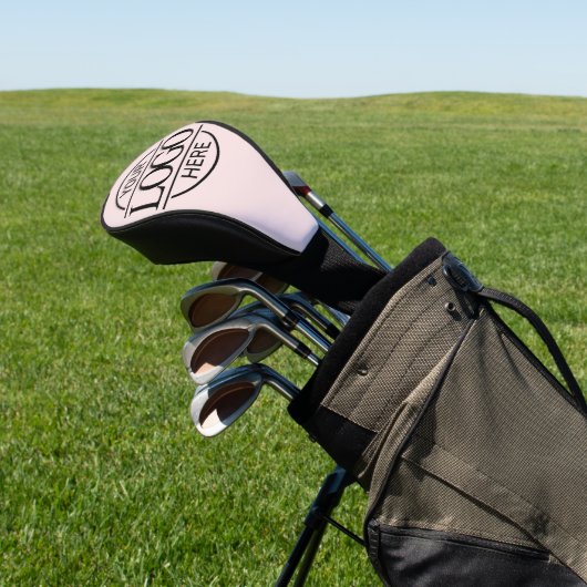 Moderne einfache benutzerdefinierte Geschäftslogo Golf Headcover (In SItu)