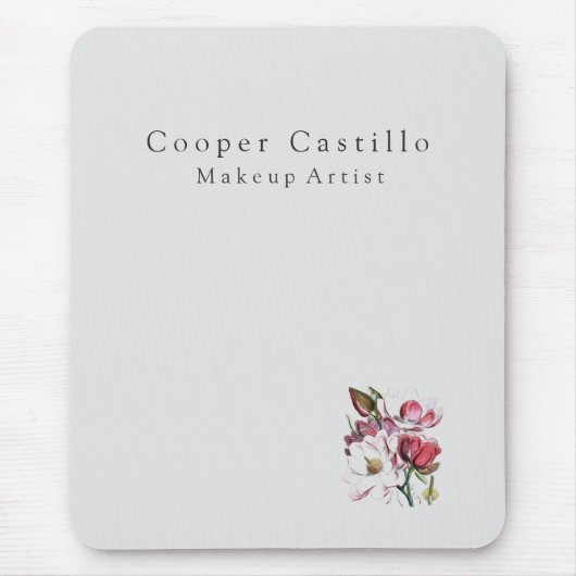 Moderne, einfache Berufliche Minimalistisch Magnol Mousepad (Vorne)