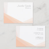 Moderne, einfache Berufliche Vorlage Minimalistisc Visitenkarte (Vorne/Hinten)