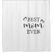 Moderne, einfache Best Mama je Duschvorhang (Vorderseite)