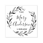 Moderne, einfache Blätter aus der Bibliothek Permastempel (Design)