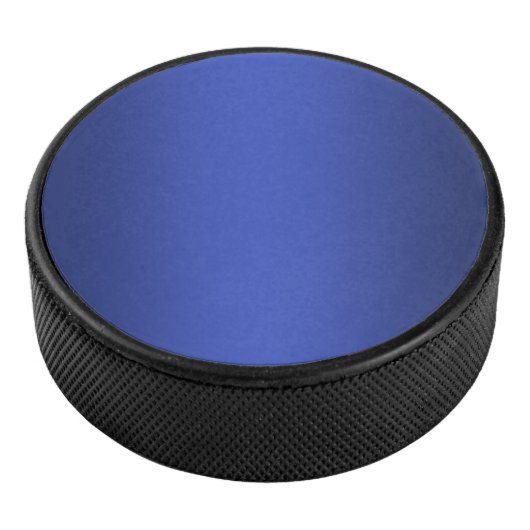 Moderne einfache blaue Marine Farbe Eishockey Puck (3/4)