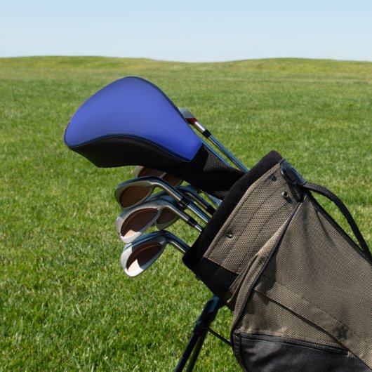 Moderne einfache blaue Marine Farbe Golf Headcover (In SItu)