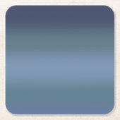 Moderne einfache blaue Marine Farbe Rechteckiger Pappuntersetzer (Vorderseite)