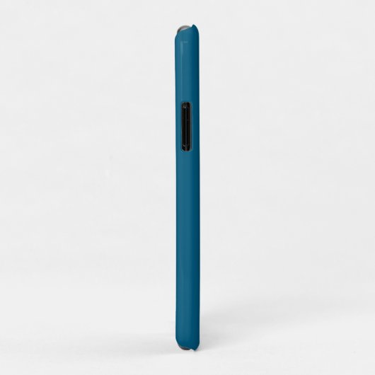 Moderne einfache blaue Pool-Monogramm-Name Case-Mate iPhone Hülle (Hinten/Rechts)
