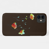 Moderne, einfache Blume Herbst Kunst Case-Mate iPhone Hülle (Rückseite (Horizontal))