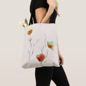 Moderne, einfache Blume Herbst Kunst Tasche (Von Nahem)
